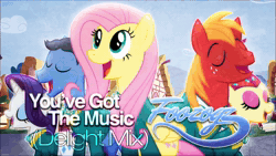 Size: 1280x720 | Tagged: safe, artist:foozogz, artist:kibbiethegreat, artist:masem, big macintosh, fluttershy, rarity, toe-tapper, torch song, earth pony, pegasus, pony, unicorn, filli vanilli, g4, 2014, animated, artifact, bottomless, brony music, clothes, cover art, downloadable, downloadable content, foozogz, horn, link in description, male, music, nostalgia, nudity, old art, old video, open mouth, open smile, partial nudity, ponytones, ponytones outfit, remix, smiling, sound, sound only, stallion, sweater, sweatershy, text, video, webm, youtube, youtube link, youtube video