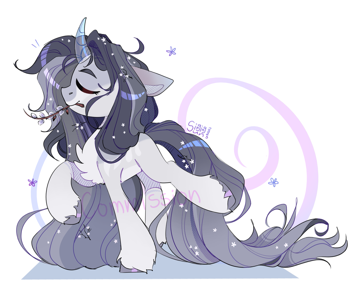 #3339469 - safe, artist:singingsun, oc, oc only, pony, unicorn ...