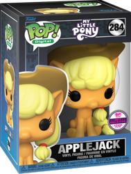 Size: 604x797 | Tagged: safe, applejack, earth pony, g4, funko, funko pop!, merchandise, nft, solo, toy