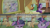 Size: 2000x1125 | Tagged: safe, edit, edited screencap, editor:quoterific, screencap, applejack, twilight sparkle, pony, a canterlot wedding, g4, season 2, butt, floppy ears, friendship express, locomotive, steam locomotive, train, twibutt, window