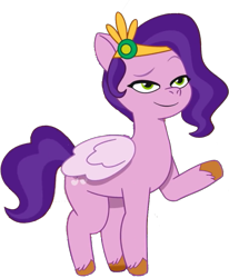 Size: 783x948 | Tagged: safe, edit, edited screencap, editor:pascalmulokozi2, screencap, pipp petals, pegasus, pony, g5, my little pony: tell your tale, sisters take flight, spoiler:g5, spoiler:my little pony: tell your tale, background removed, female, mare, not a vector, simple background, smiling, smug, solo, transparent background