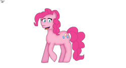 Size: 828x447 | Tagged: safe, artist:taylorliufilmsart, pinkie pie, earth pony, g4, female, simple background, solo, transparent background