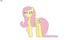 Size: 3000x1620 | Tagged: safe, artist:taylorliufilmsart, fluttershy, pegasus, g4, female, simple background, solo, transparent background