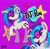 Size: 1600x1556 | Tagged: safe, artist:inzomniak, dj pon-3, vinyl scratch, pony, unicorn, g4, bust, colored pinnae, concave belly, emanata, female, glasses, headphones, horn, looking at you, looking up, looking up at you, mare, name, narrowed eyes, open mouth, open smile, outline, profile, purple background, raised hoof, shadow, signature, simple background, smiling, smiling at you, solo, stars, sticker, text, turned head, vinyl's glasses, walking