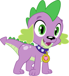 Size: 2679x2920 | Tagged: safe, artist:dupontsimon, spike, spike the regular dog, dog, fanfic:magic shorts, equestria girls, equestria girls series, g4, dragon tail, fanfic art, simple background, solo, tail, transparent background, vector