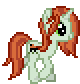 Size: 80x84 | Tagged: safe, artist:jaye, crackle cosette, queen chrysalis, pony, unicorn, animated, desktop ponies, disguise, disguised changeling, female, horn, mare, pixel art, simple background, solo, sprite, transparent background, trotting