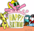 Size: 3351x3023 | Tagged: safe, artist:professorventurer, oc, oc only, oc:bikini breeze, oc:claire annette, oc:mr. hooves, oc:pattycake, 25th anniversary, bipedal, birthday cake, cake, food, grossed out, in memoriam, mr. krabs, popping out of a cake, simple background, special thanks, spongebob squarepants, starry eyes, white background, wingding eyes