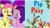 Size: 1500x843 | Tagged: safe, screencap, pipp petals, posey bloom, earth pony, pony, g5, my little pony: tell your tale, p + p = bffs, leak, spoiler:g5, spoiler:my little pony: tell your tale, spoiler:tyts02e13, comparison, duo, female, mare, open mouth, open smile, pip and posy, pun, smiling