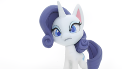 Size: 1920x1080 | Tagged: safe, screencap, rarity, pony, unicorn, g4, g4.5, my little pony: stop motion short, annoyed, cute, horn, solo