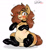 Size: 1008x1089 | Tagged: safe, artist:cdrspark, artist:somefrigginnerd, color edit, edit, editor:cdrspark, oc, oc only, oc:pencil test, earth pony, pony, belly, belly button, belly freckles, chest fluff, choker, clothes, colored, ear piercing, earring, earth pony oc, fat, female, freckles, grayscale, impossibly wide hips, jewelry, latex, latex socks, looking at you, mare, monochrome, obese, one eye closed, piercing, simple background, sitting, smiling, smiling at you, socks, solo, white background, wide hips