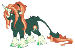 Size: 4100x2700 | Tagged: safe, artist:gigason, oc, oc:firefly fatale, pony, unicorn, female, horn, mare, offspring, parent:queen chrysalis, parent:sunburst, simple background, solo, transparent background