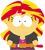 Size: 987x1095 | Tagged: safe, artist:anyahmed, sunset shimmer, human, equestria girls, g4, clothes, simple background, solo, south park, white background