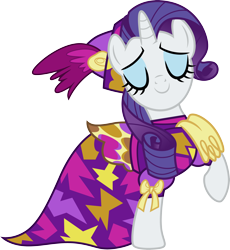 Size: 3000x3255 | Tagged: safe, artist:cloudy glow, rarity, pony, unicorn, dragon quest, g4, .ai available, eyes closed, female, high res, horn, mare, raised hoof, simple background, solo, transparent background, vector
