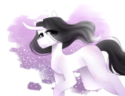 Size: 1086x836 | Tagged: safe, artist:riressa, oc, oc only, oc:darksky, pony, unicorn, female, horn, mare, simple background, solo, transparent background