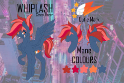 Size: 2039x1378 | Tagged: safe, artist:majesticwhalequeen, oc, oc:whiplash, pegasus, pony, cigarette, female, mare, reference sheet, solo