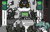 Size: 1076x682 | Tagged: safe, artist:damset, oc, oc only, oc:biru, oc:kraft, cyborg, fallout equestria, armor, banner, camera, clothes, commission, computer, digital art, pillar, pixel art, power armor, scientist, scorpion tail, server, sign, soldiers, steps, tail, wiring