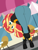 Size: 2036x2700 | Tagged: safe, artist:gmaplay, sunset shimmer, equestria girls, g4, shake your tail, boots, bunset shimmer, butt, butt shake, looking at you, looking back, presenting, presenting butt, shoes
