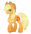 Size: 3371x3668 | Tagged: safe, artist:noctivage, applejack, earth pony, apple, ear fluff, food, freckles, hat, hoof fluff, looking at you, raised hoof, simple background, smiling, smiling at you, solo, transparent background
