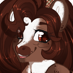 Size: 500x500 | Tagged: safe, artist:lonecrystalcat, oc, pony, unicorn, g4, art trade, commission, commissions open, female, horn, trade