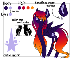Size: 5500x4500 | Tagged: safe, artist:squishkitti, oc, oc:evening cloud, pegasus, pony, absurd resolution, female, folded wings, large wings, long legs, mare, reference sheet, slender, solo, thin, wings