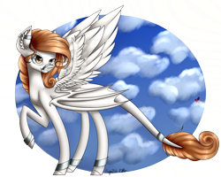 Size: 5000x4000 | Tagged: safe, artist:squishkitti, oc, pony, seraph, absurd resolution, female, long legs, mare, multiple wings, solo, thin