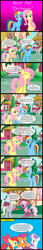 Size: 570x3300 | Tagged: safe, artist:bronybrad, apple bloom, cheerilee, derpy hooves, fluttershy, rainbow dash, scootaloo, sweetie belle, earth pony, pegasus, unicorn, g4, may the best pet win, comic, horn