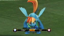 Size: 1600x900 | Tagged: safe, screencap, rainbow dash, pegasus, pony, g4, /mlp/, 3d, 4chan cup, dock, female, iwtcird, mare, meme, solo, spread wings, tail, wingboner, wings