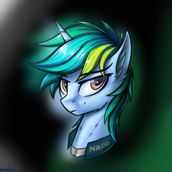 Size: 2048x2048 | Tagged: safe, artist:weiling, oc, oc only, pony, unicorn, fallout equestria, horn, solo