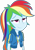 Size: 3000x4265 | Tagged: safe, artist:cloudy glow, edit, vector edit, rainbow dash, human, dashing through the mall, equestria girls, equestria girls specials, g4, my little pony equestria girls: holidays unwrapped, clothes, female, geode of super speed, hoodie, inverted mouth, jacket, magical geodes, shirt, simple background, smiling, solo, transparent background, vector