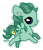 Size: 169x196 | Tagged: safe, artist:dizziness, medley, pegasus, pony, g1, 2010, bow, chibi, colored pinnae, cute, dizziness's chibi ponies, female, flying, looking at you, mare, outline, simple background, solo, spread wings, tail, tail bow, transparent background, wings