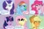 Size: 2160x1440 | Tagged: safe, artist:cauzhxvoc, applejack, fluttershy, pinkie pie, rainbow dash, rarity, twilight sparkle, alicorn, earth pony, pegasus, pony, unicorn, g4, arrogant, bust, dialogue, drama, eye clipping through hair, female, headcanon, horn, mane six, mare, mouthpiece, not funny didn't laugh, op is a duck, op is on drugs, op is trying to start shit, portrait, prejudice, shitposting, simple background, speech bubble, stereotype, twilight sparkle (alicorn)