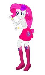Size: 3300x5500 | Tagged: safe, artist:machakar52, rarity, human, elements of insanity, equestria girls, g4, alternate cutie mark, alternate universe, boots, bracelet, clothes, cutie mark on clothes, general hat, hat, high heel boots, high heels, jewelry, rarifruit, shoes, simple background, smiling, solo, transparent background