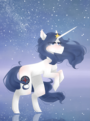 Size: 1643x2216 | Tagged: safe, artist:riressa, oc, oc:starlocks, pony, unicorn, female, horn, mare, solo