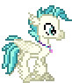 Size: 82x94 | Tagged: safe, artist:jaye, terramar, hippogriff, g4, animated, desktop ponies, jewelry, male, necklace, pixel art, simple background, solo, sprite, transparent background, walking