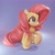 Size: 1920x1920 | Tagged: safe, artist:neutra1x, fluttershy, pegasus, pony, g4, 3d, raised hoof, solo