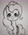 Size: 2298x2874 | Tagged: safe, artist:37240622, pinkie pie, earth pony, pony, female, looking at you, mare, photo, sketch, smiling, solo