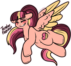 Size: 1779x1653 | Tagged: safe, artist:sexygoatgod, oc, oc only, oc:tender feather, pegasus, pony, adoptable, blushing, female, simple background, solo, transparent background