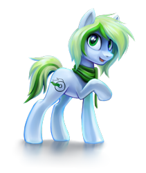 Size: 1696x2006 | Tagged: safe, artist:kaermter, oc, oc only, earth pony, pony, clothes, commission, scarf, simple background, solo, transparent background