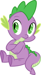Size: 3000x5438 | Tagged: safe, artist:cloudy glow, spike, dragon, g4, .ai available, crossed arms, male, simple background, solo, transparent background, vector