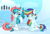 Size: 1894x1270 | Tagged: safe, artist:universeconstelation, artist:xxcheerupxxx, oc, oc only, oc:lightning dash, oc:tropical exotic, pegasus, pony, alternate universe, collaboration, duo, female, heterochromia, mare, offspring, parent:rainbow dash, parent:soarin', parent:sunburst, parents:rainbowburst, parents:soarindash