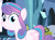 Size: 800x599 | Tagged: safe, artist:darkgloones, princess flurry heart, alicorn, pony, animated, crystal empire, female, gif, looking at you, mare, older, older flurry heart, solo, suspicious, youtube link