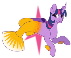 Size: 1280x1045 | Tagged: safe, artist:monochrome-sunsets, twilight sparkle, merpony, simple background, solo, species swap, transparent background