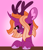 Size: 1078x1246 | Tagged: safe, artist:monochrome-sunsets, oc, oc:summerset, deer, deer pony, hybrid, original species, g4, female, heart, heart eyes, solo, wingding eyes