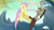 Size: 1280x720 | Tagged: safe, edit, edited screencap, screencap, discord, fluttershy, g4, to where and back again, female, kiss me you fool, male, ship:discoshy, shipping, speech bubble, straight