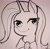 Size: 2451x2388 | Tagged: safe, artist:37240622, trixie, pony, unicorn, g4, bust, horn, photo, picture of a screen, portrait, sketch, smiling, smug, solo