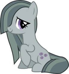 Size: 2137x2307 | Tagged: safe, artist:skele-sans, marble pie, earth pony, pony, female, mare, raised hoof, simple background, sitting, smiling, solo, solo female, transparent background, vector