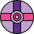 Size: 338x338 | Tagged: safe, artist:mega-poneo, twilight sparkle, g4, ball, morph ball, pokefied, simple background, species swap, transparent background, twiball, twilight umbreon