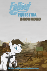 Size: 4200x6300 | Tagged: safe, artist:bruinsbrony216, oc, oc only, pegasus, pony, comic:fallout equestria: grounded, fallout equestria, butt, plot, solo