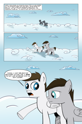 Size: 2024x3074 | Tagged: safe, artist:bruinsbrony216, pegasus, pony, comic:fallout equestria: grounded, fallout equestria, comic, duo