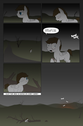 Size: 2024x3073 | Tagged: safe, artist:bruinsbrony216, oc, oc only, pegasus, pony, comic:fallout equestria: grounded, fallout equestria, butt, comic, plot, solo